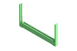 337-027-520-168 - EDAC Card Edge Connector